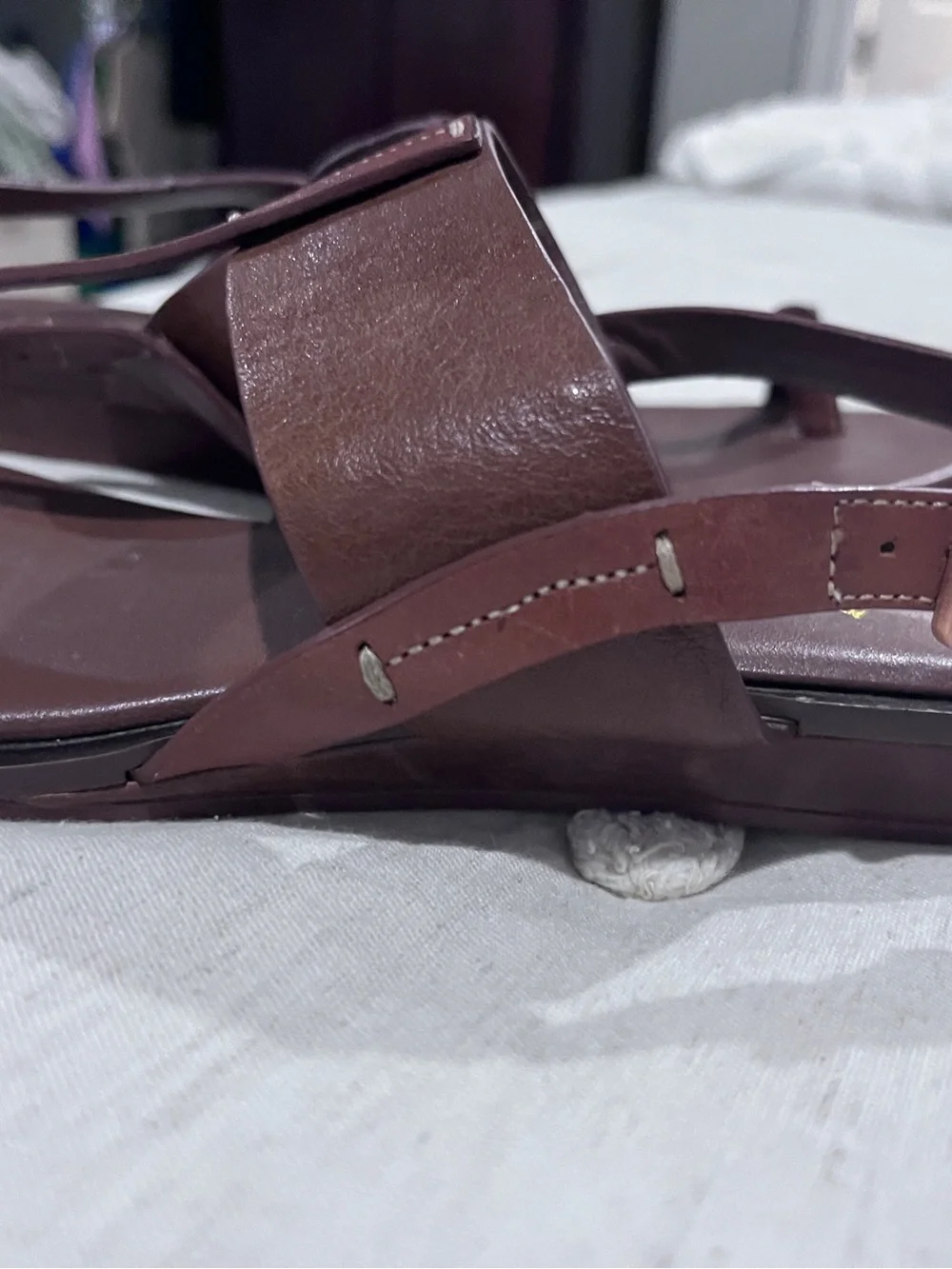 Cole Haan Brown Toe Thong Sandals-Size 6.5